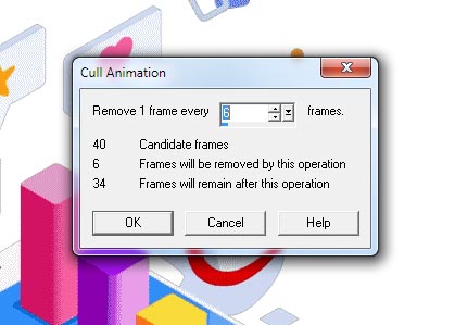 Cull frames in an animated GIF